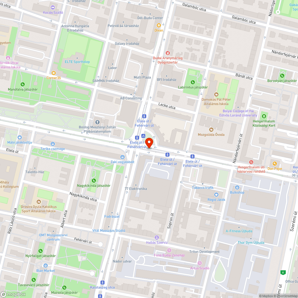 Elhanyagolt megállótábla bejelentés helye