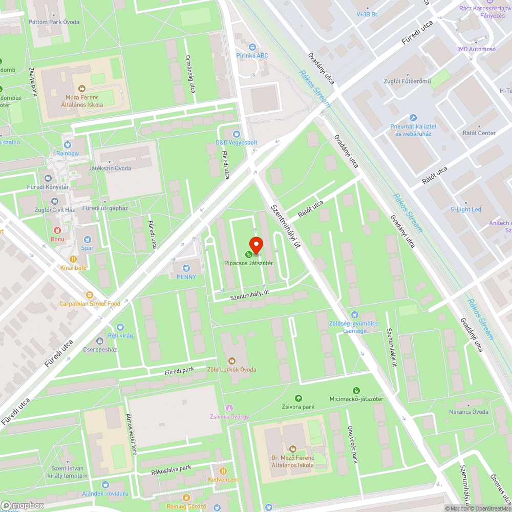 Eltört kapu,szemetes játszótér bejelentés helye