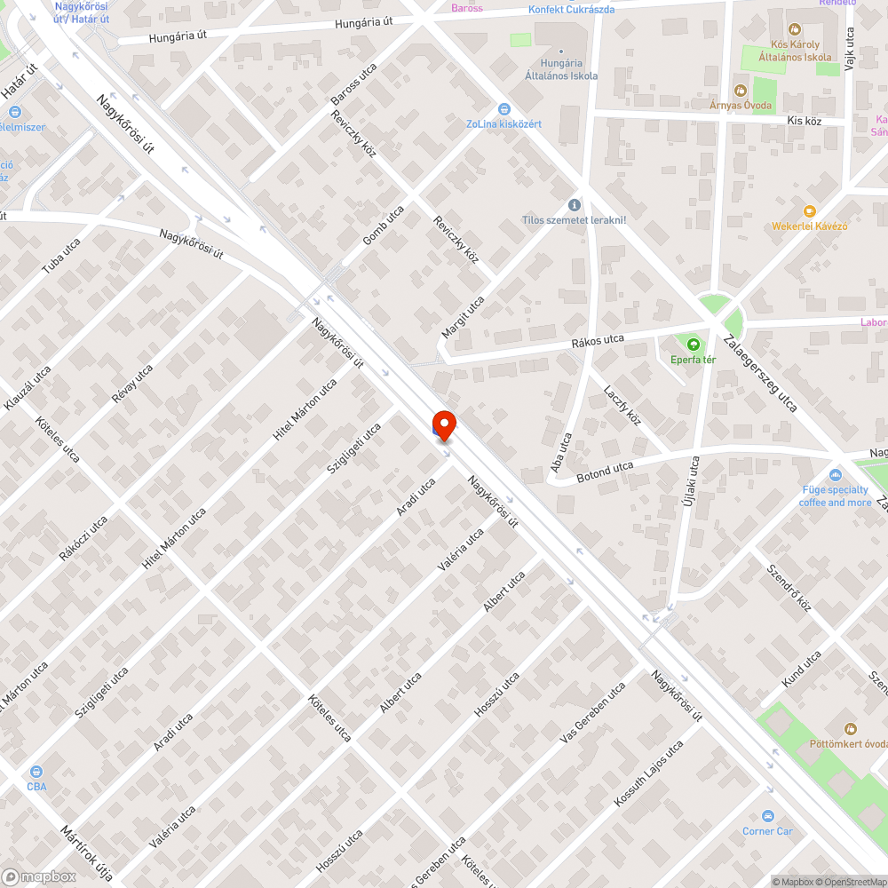 Járdára lógó akácos, és felesleges fa-támoszlopok bejelentés helye