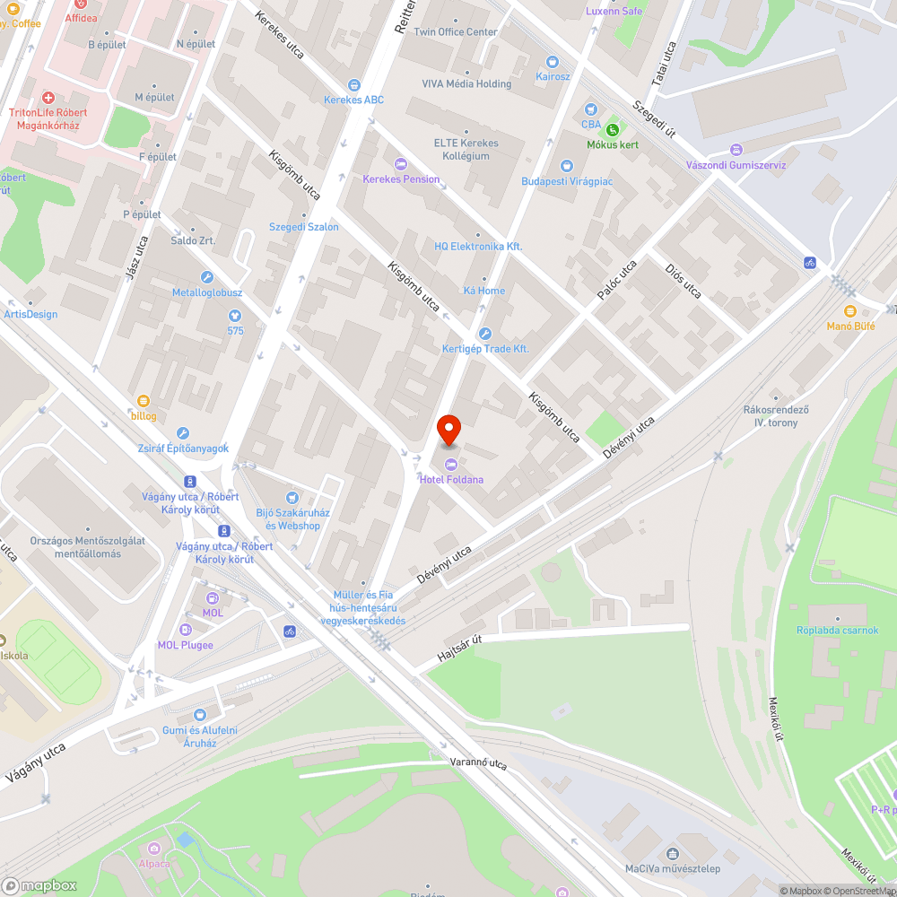 Csatornaszag bejelentés helye