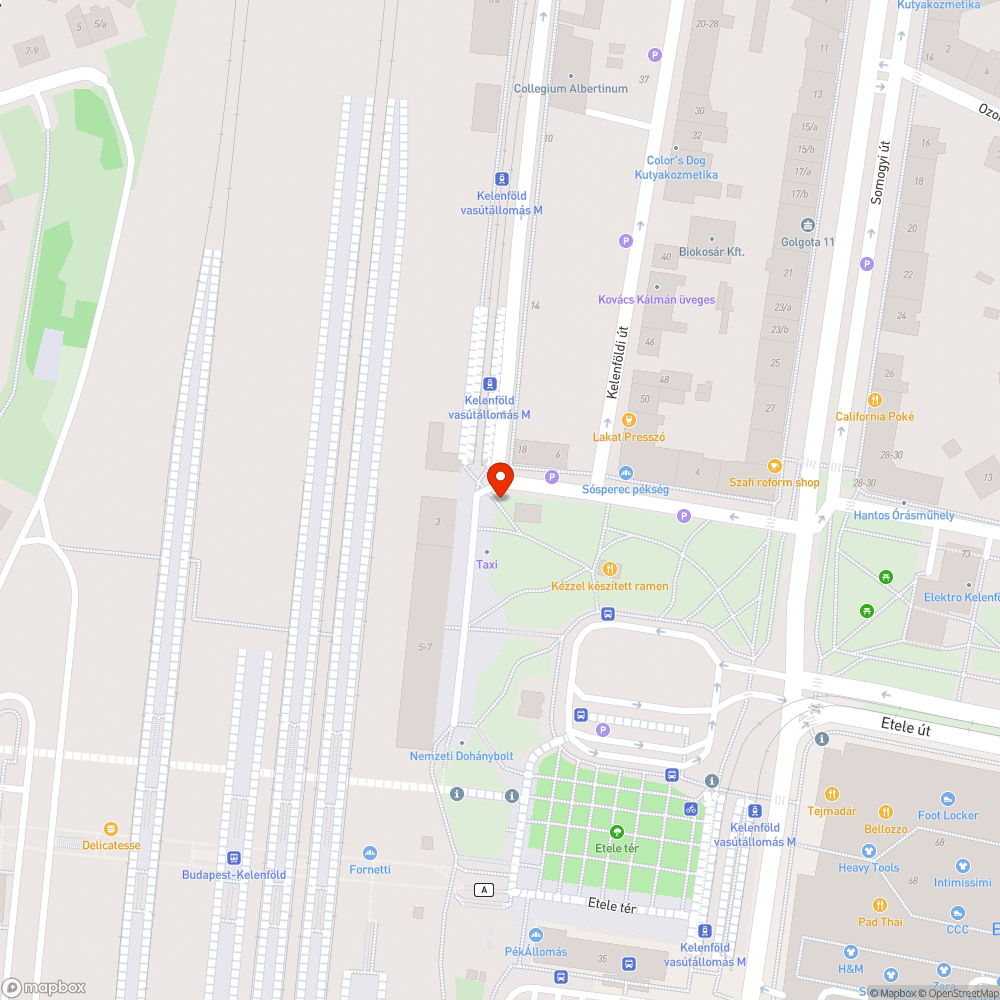 Szeméthalom az Etele téren bejelentés helye