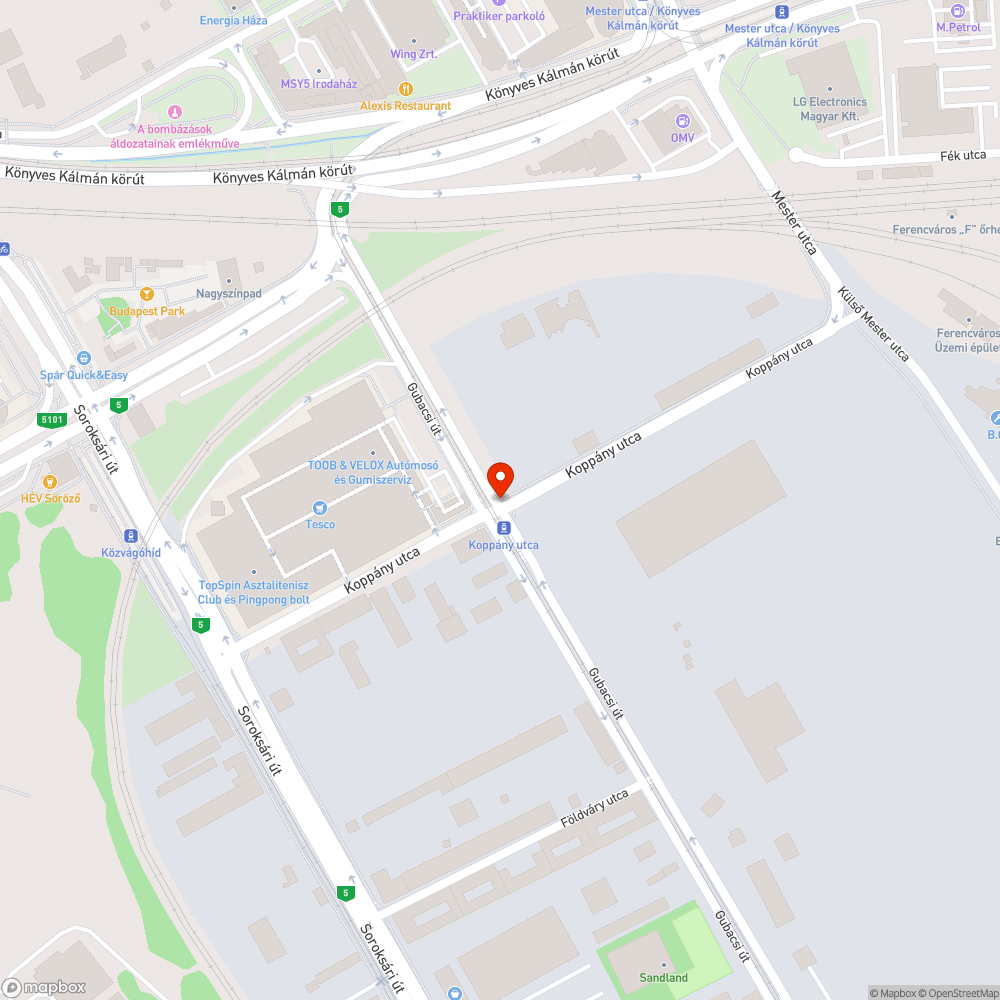 Lámpahiba bejelentés helye