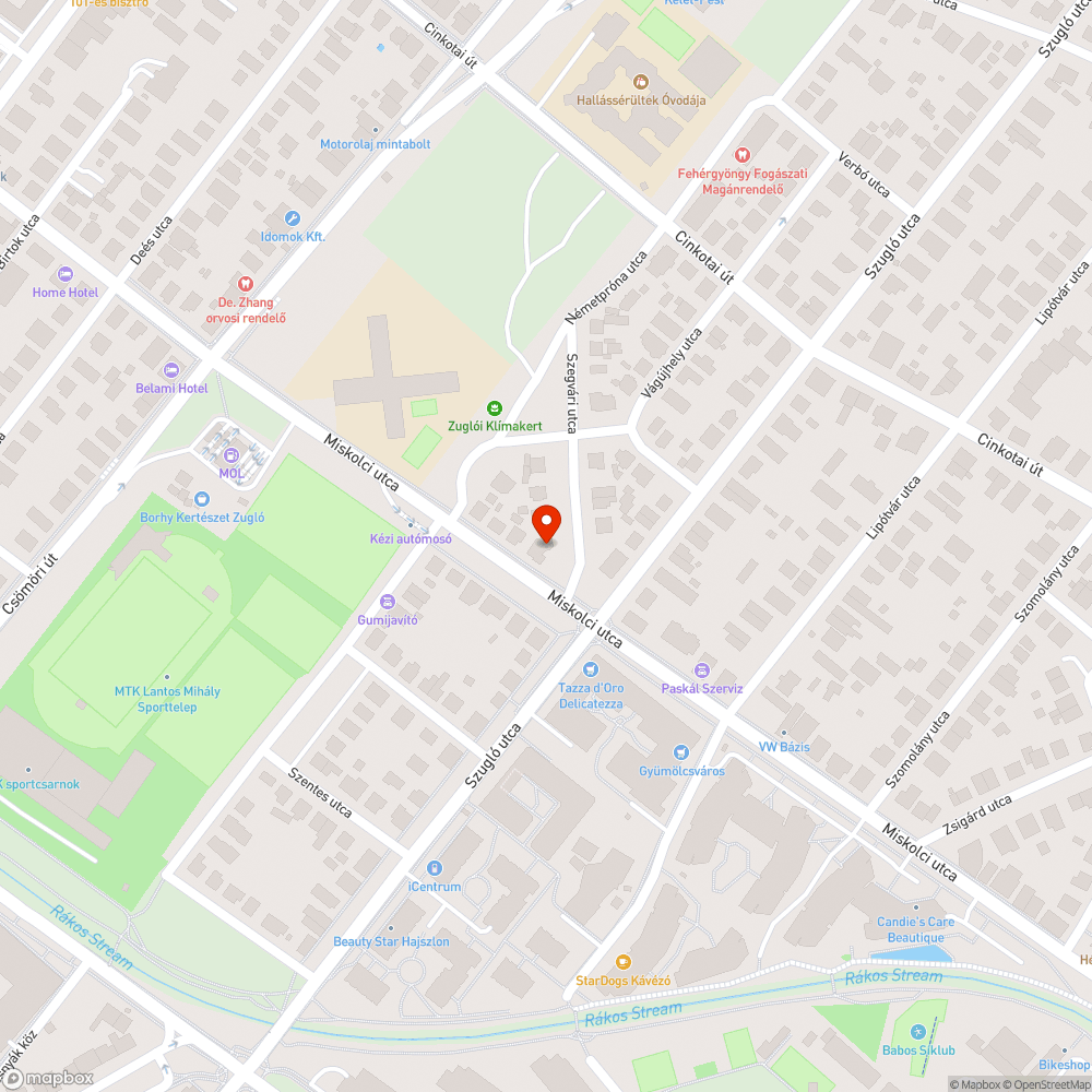 Füvön parkolás bejelentés helye