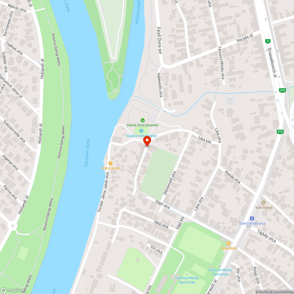 Óriási szemétkupac bejelentés helye