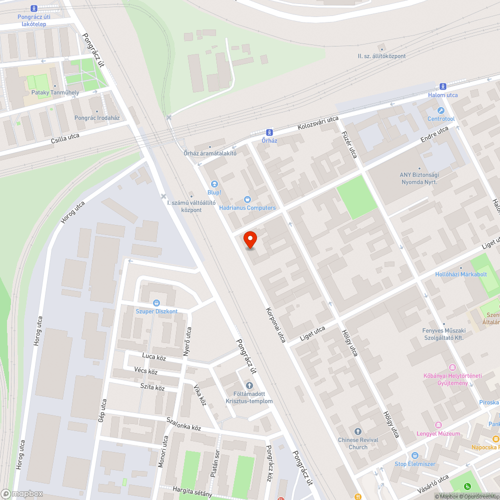 Dús növényzet bejelentés helye