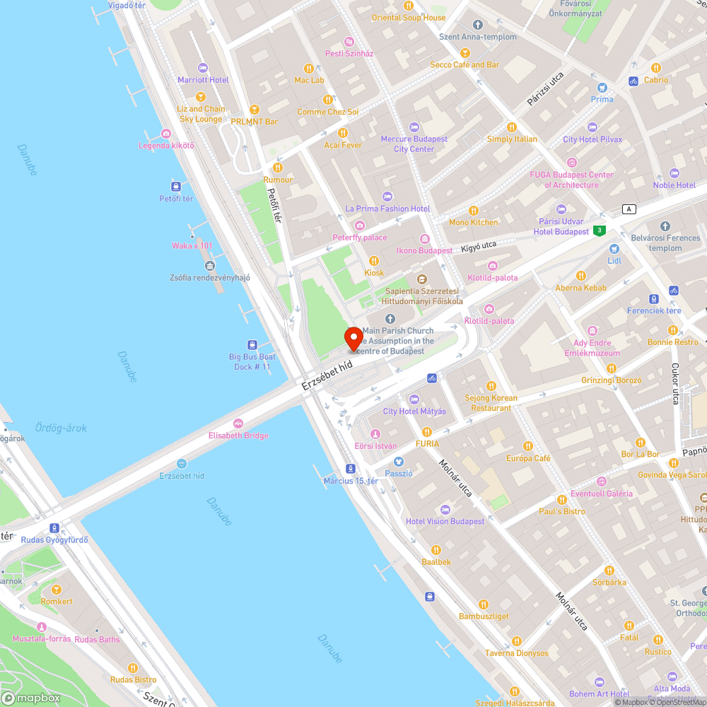 Vállalhatatlan buszmegálló bejelentés helye