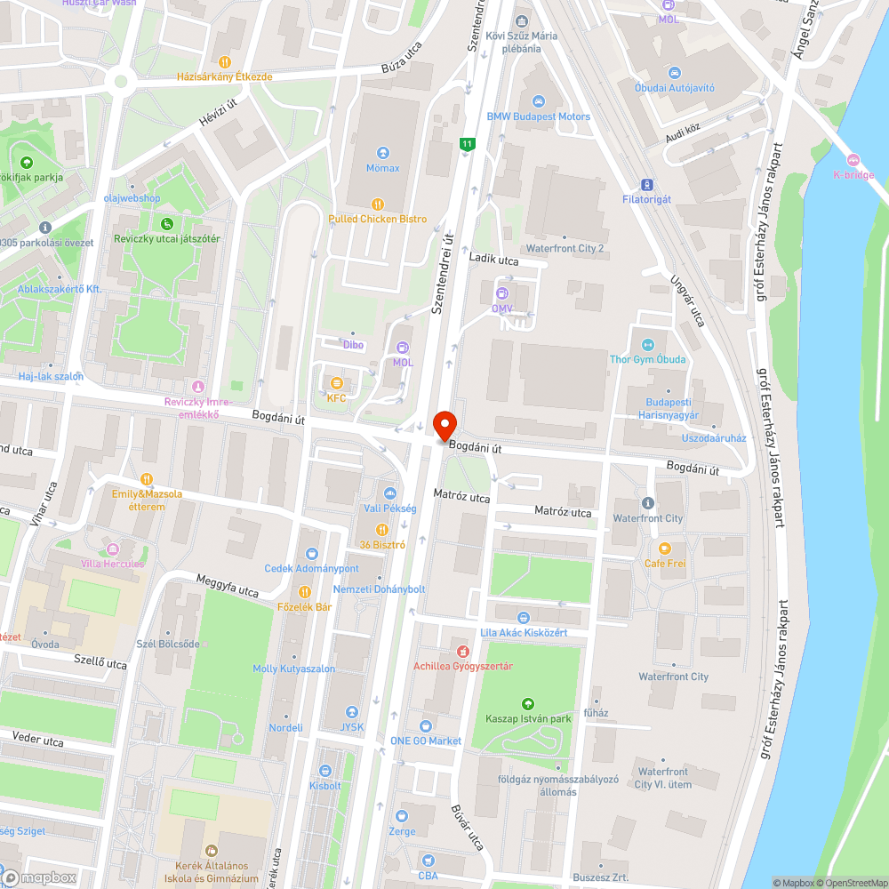 Szemét bejelentés helye