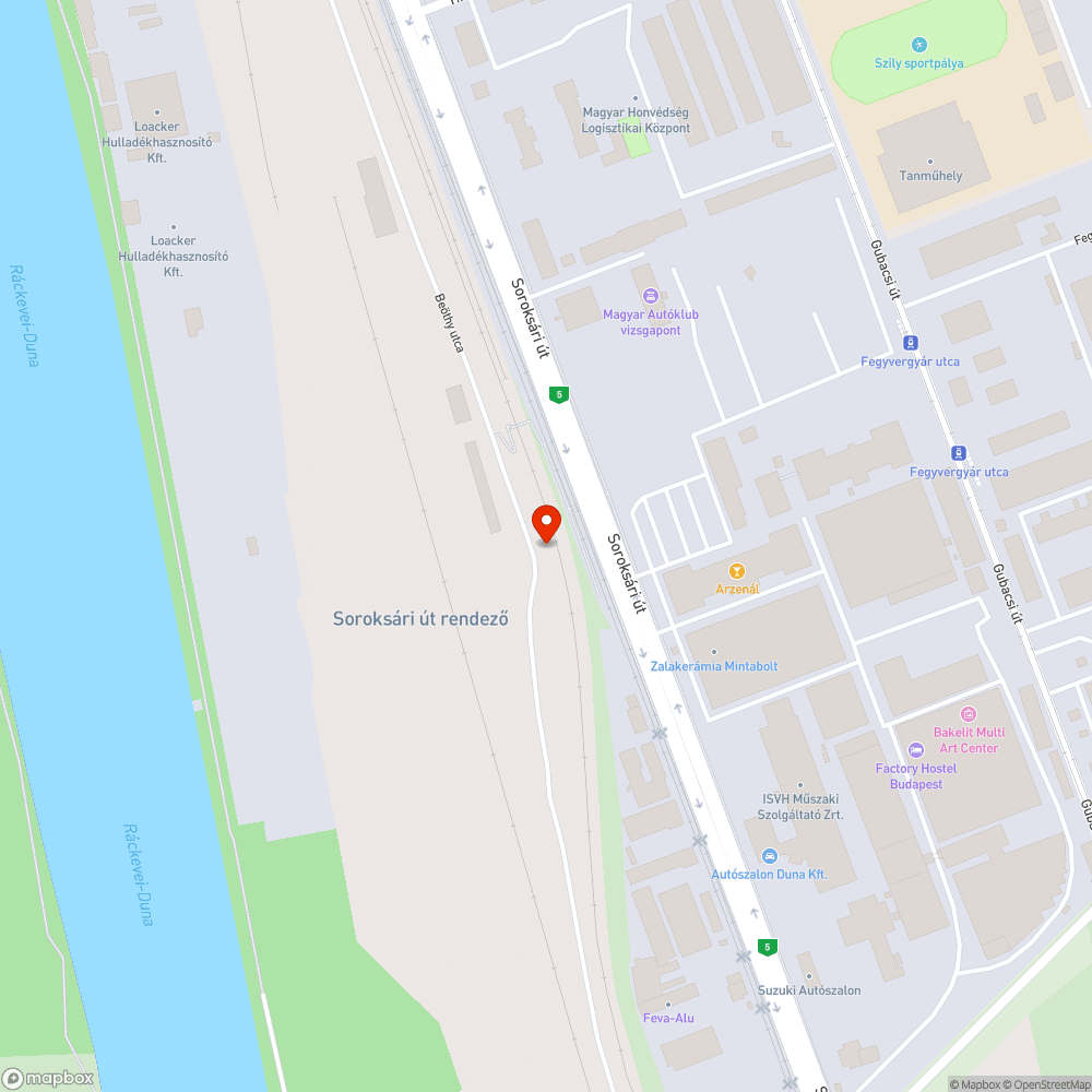 Szemetes váró bejelentés helye