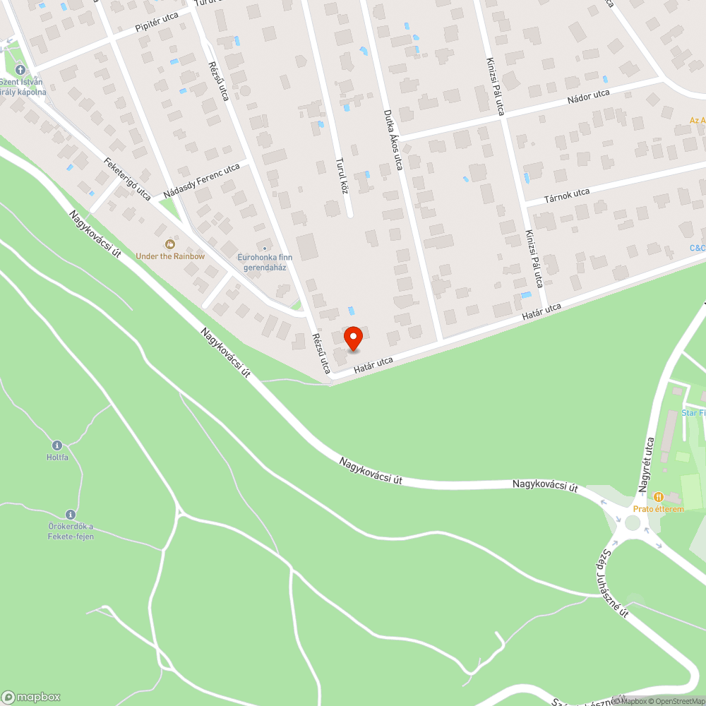 Kidőlt fa bejelentés helye