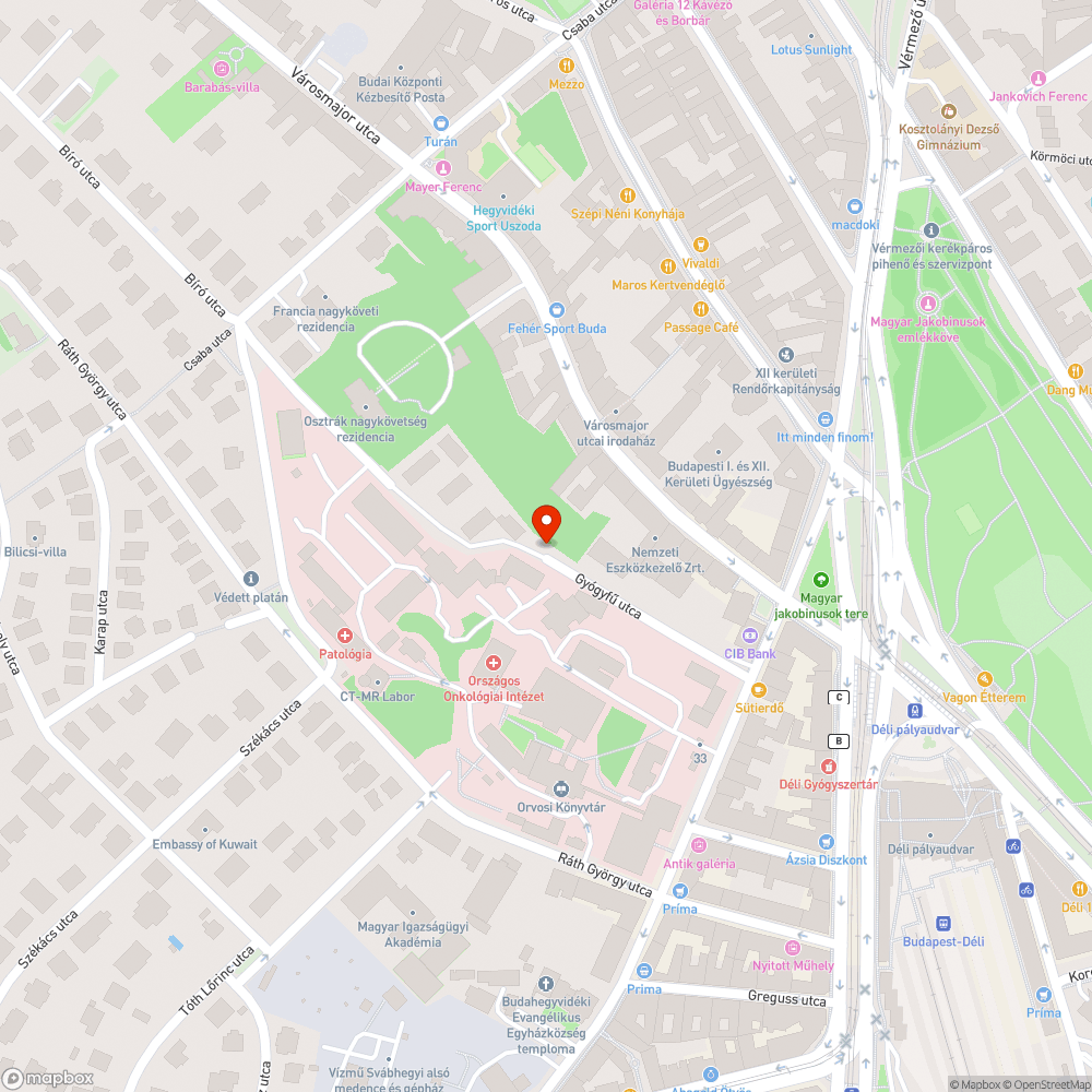 Gazos járda bejelentés helye