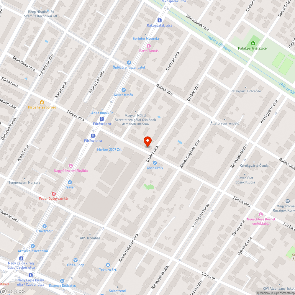 Elhagyott, kitört ablakú személygépkocsi bejelentés helye