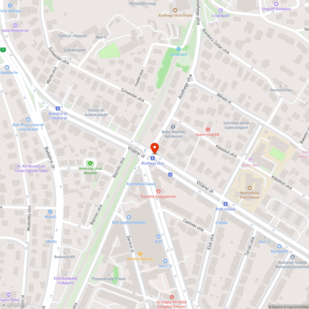 Kopott pad bejelentés helye