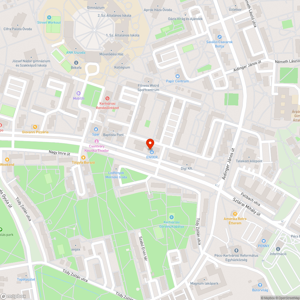 Nincs közvilágítás bejelentés helye