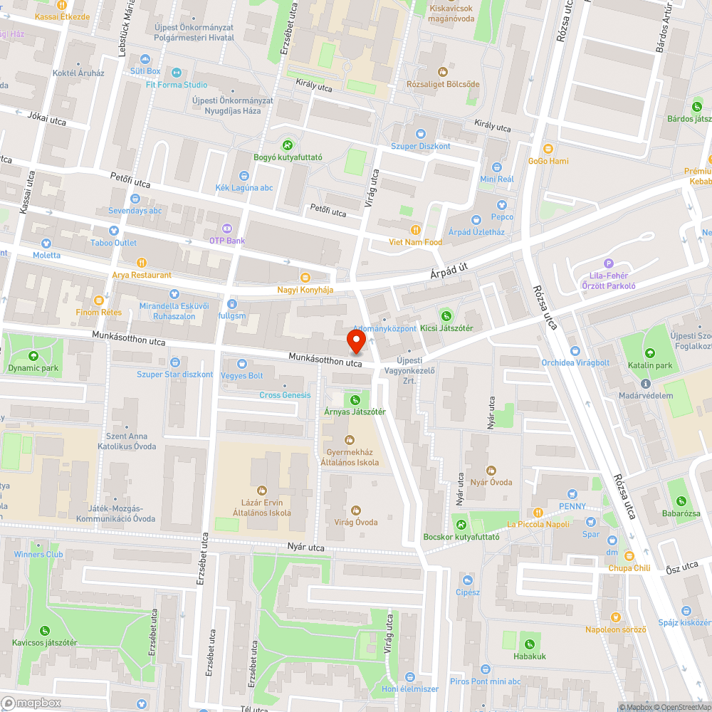 Nem funkcionáló esővíz-elvezető bejelentés helye