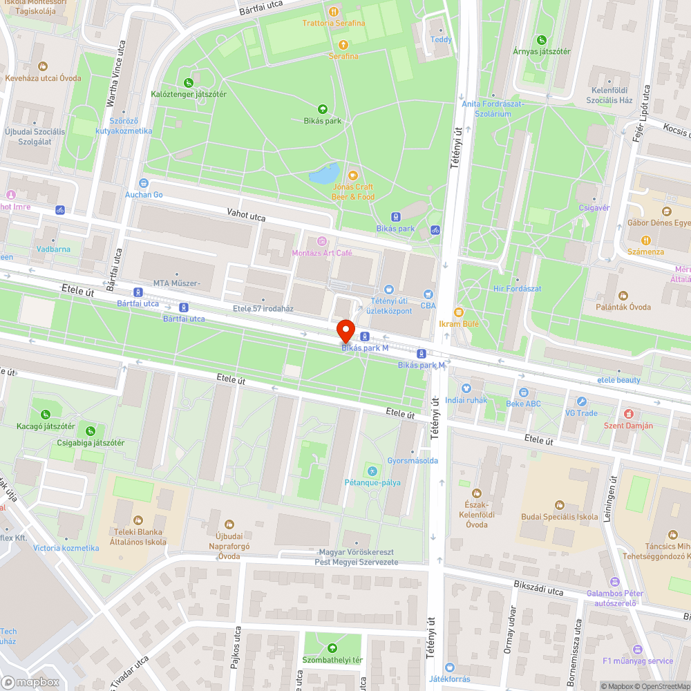 Desire path bejelentés helye