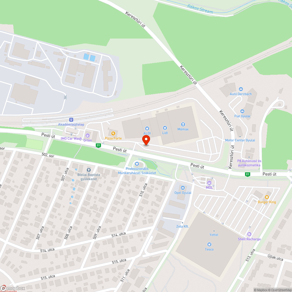 Nyitott, biztosítás nélküli aknafedél bejelentés helye