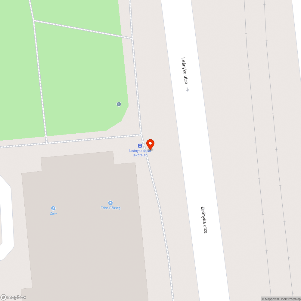 Hibás útburkolat bejelentés helye