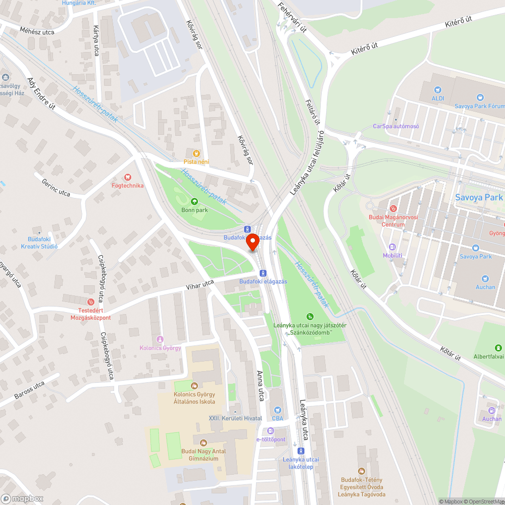 Rendezetlen növényzet bejelentés helye