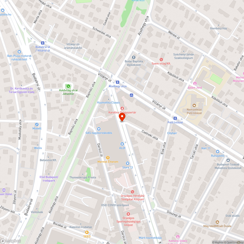 Poller bejelentés helye