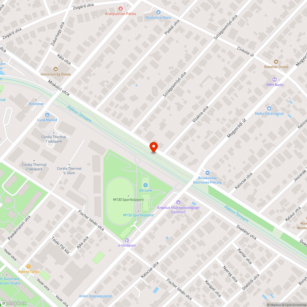 Parlagfű a patakparton bejelentés helye