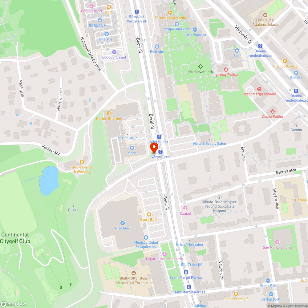 Eldugult víznyelők és sáros burkolat bejelentés helye