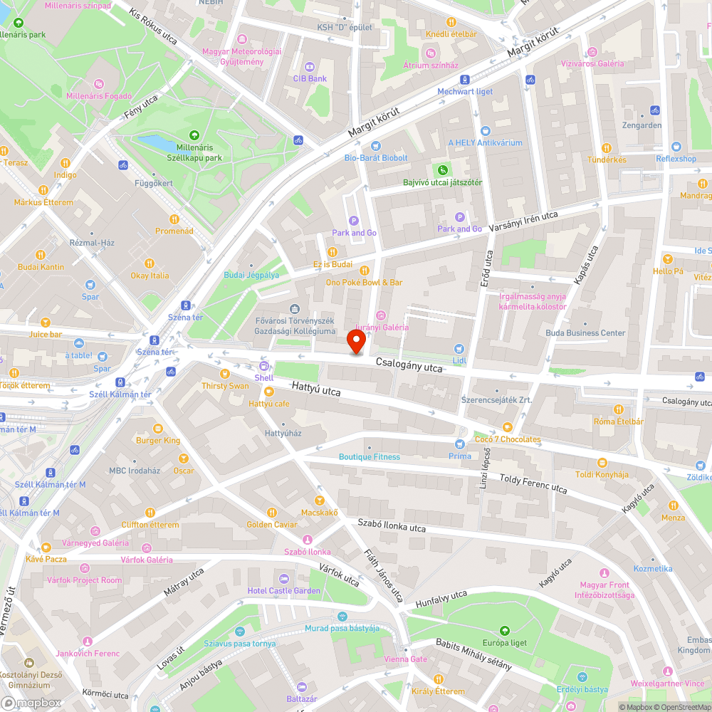 Kátyús, rossz állapotú út bejelentés helye