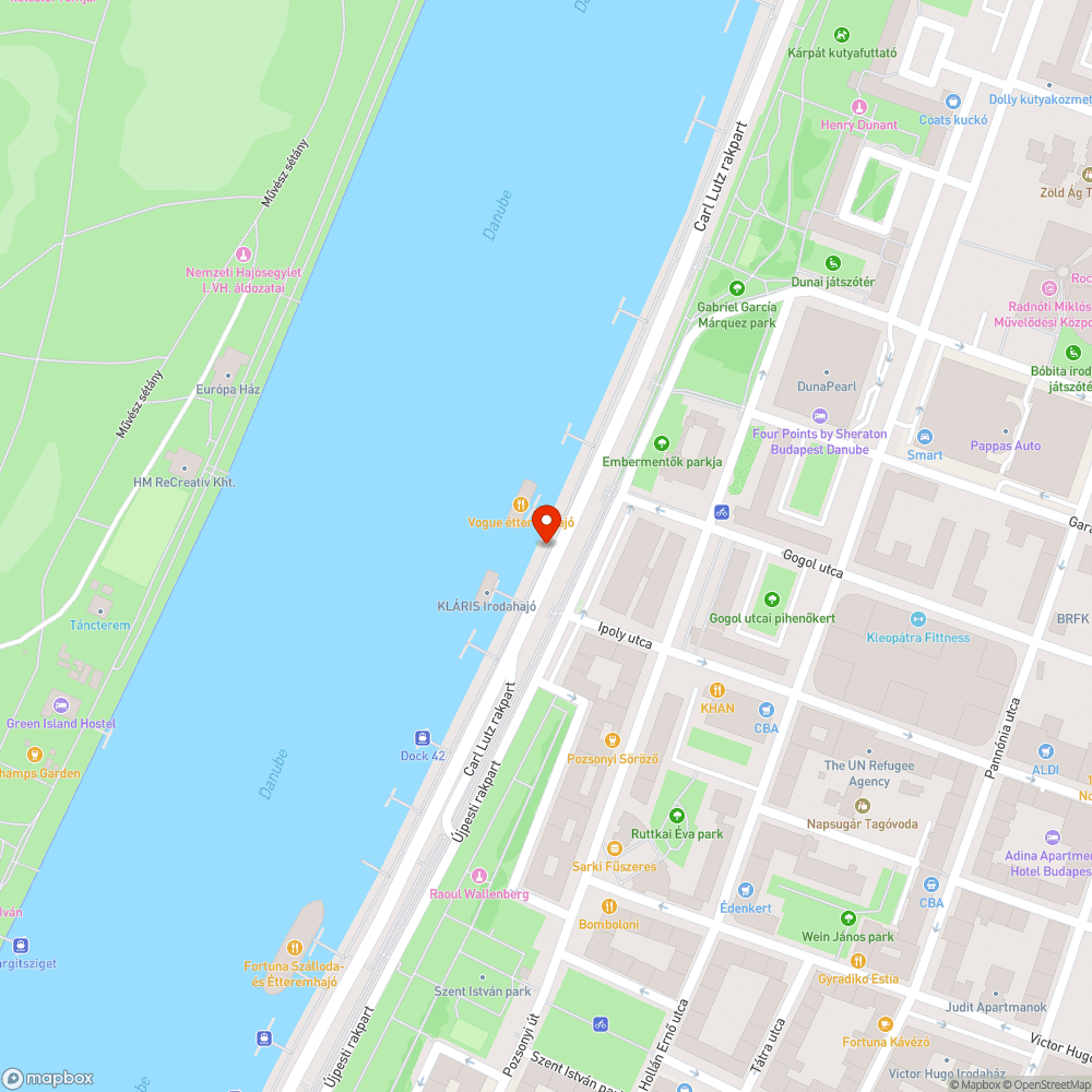 Kiszáradt fák a Carl Lutz rakparton bejelentés helye