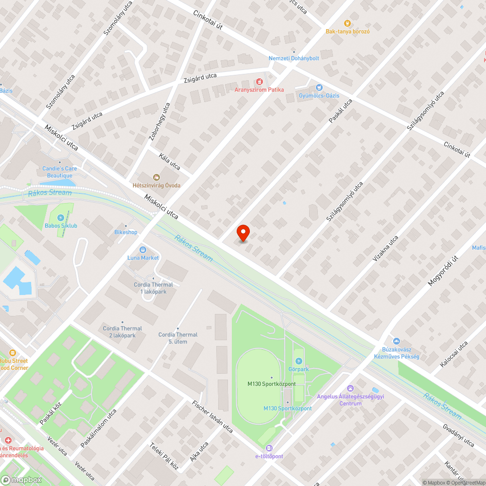 Szemét bejelentés helye