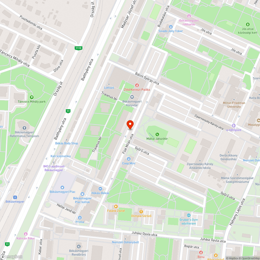 Gyanús jármű bejelentés helye