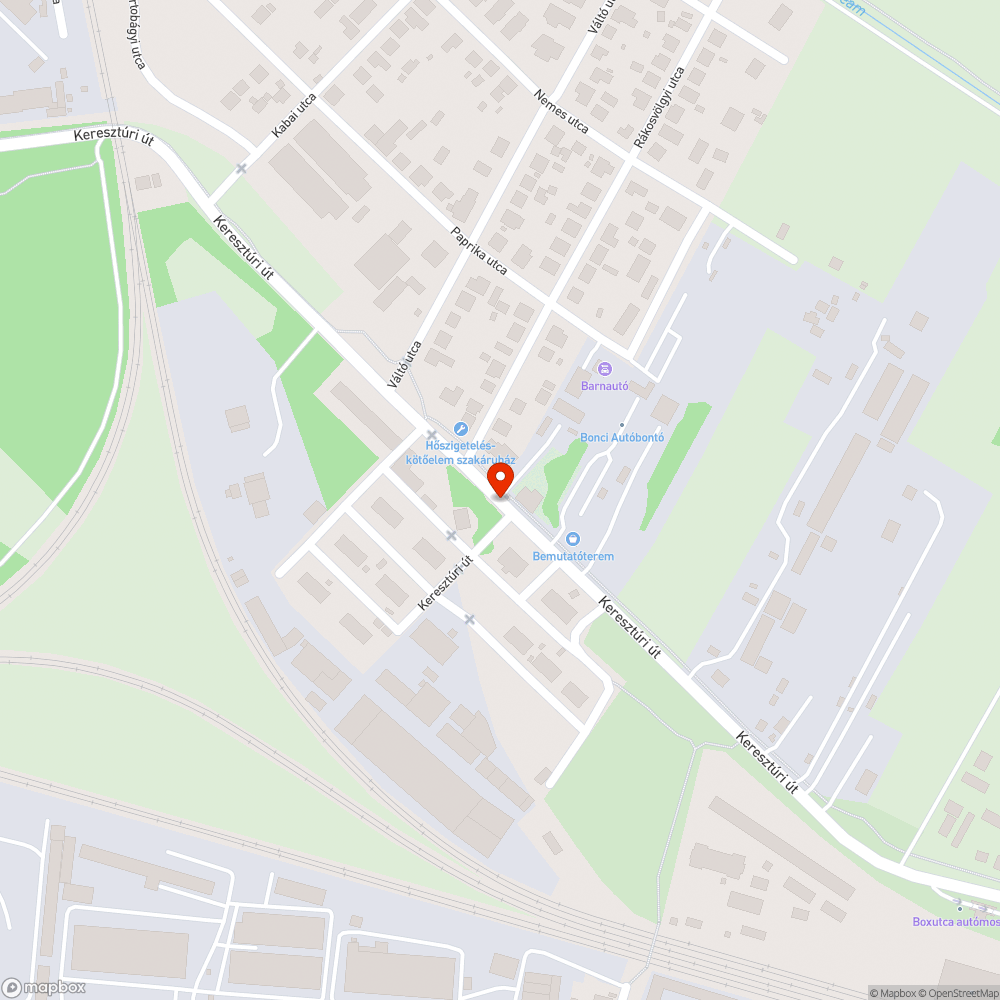 Egy nagyon graffitis Elmű építmény bejelentés helye