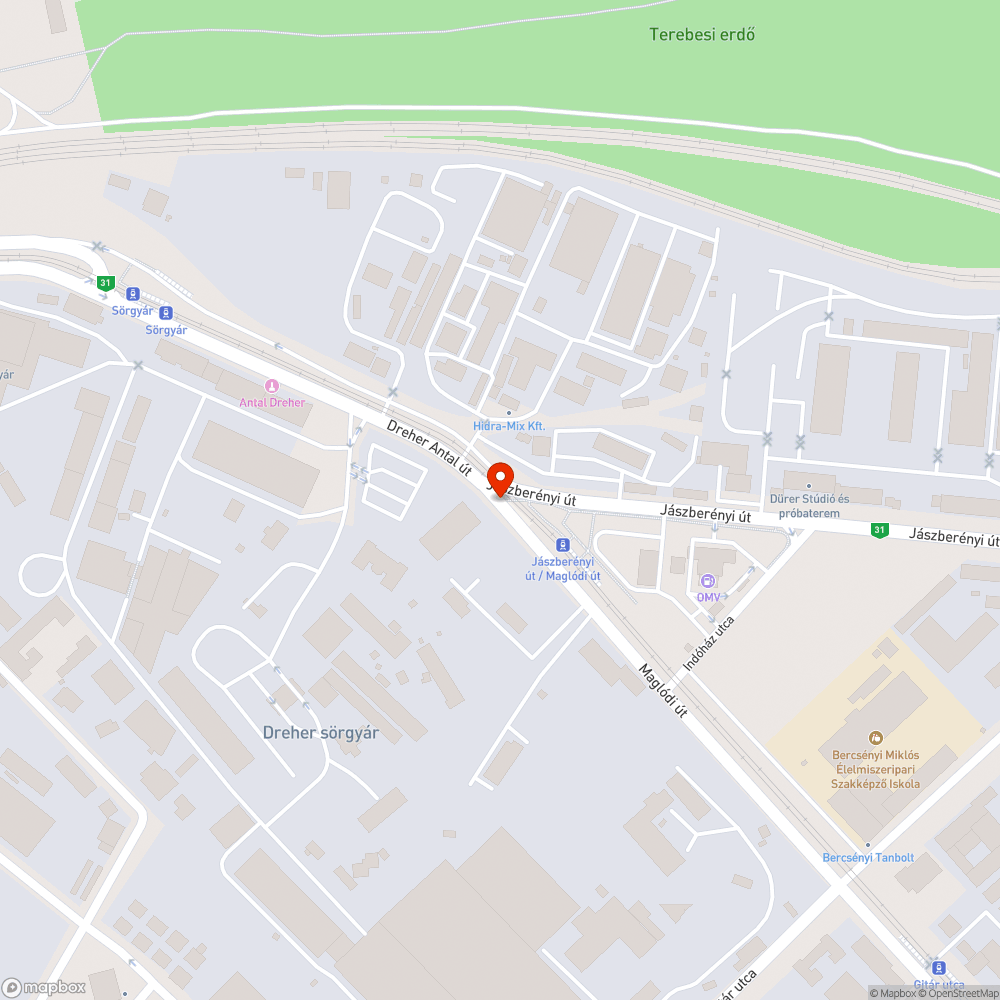 Egy nagyon megkopott zebra bejelentés helye