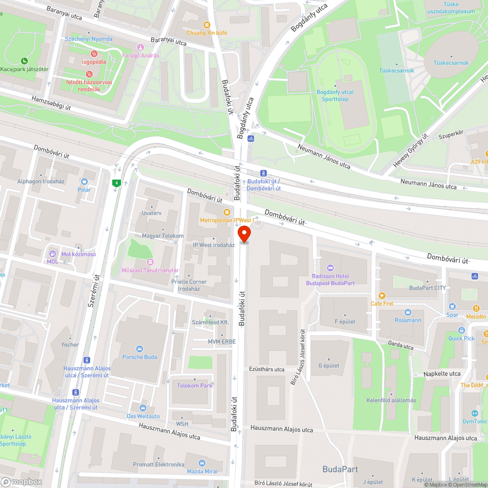 Vízmegállás a megállóban bejelentés helye