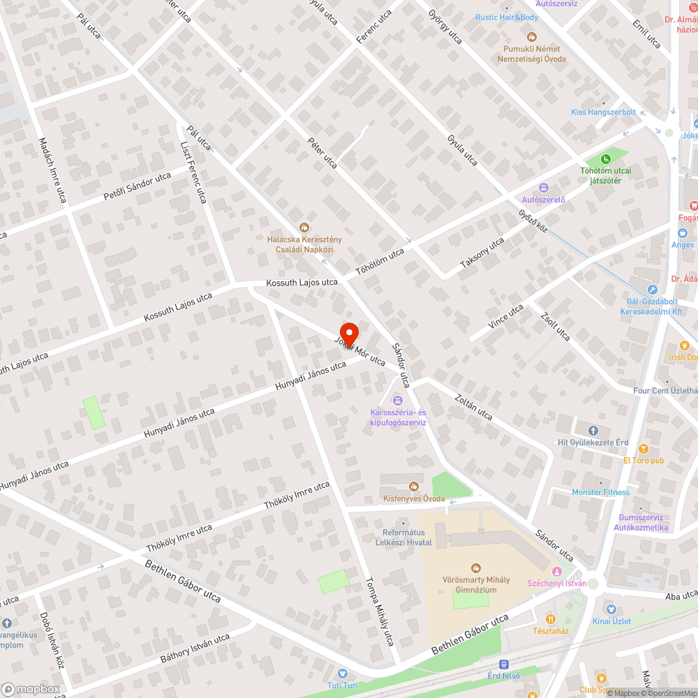 lassan egy éve mozdulatlan bejelentés helye