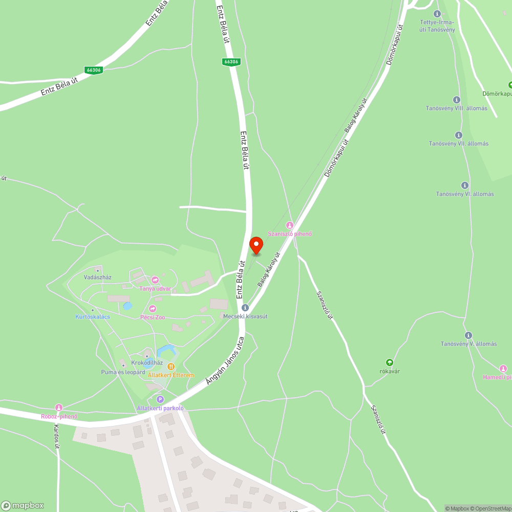 Pécs kisvasút megállónál rengeteg törött pala bejelentés helye