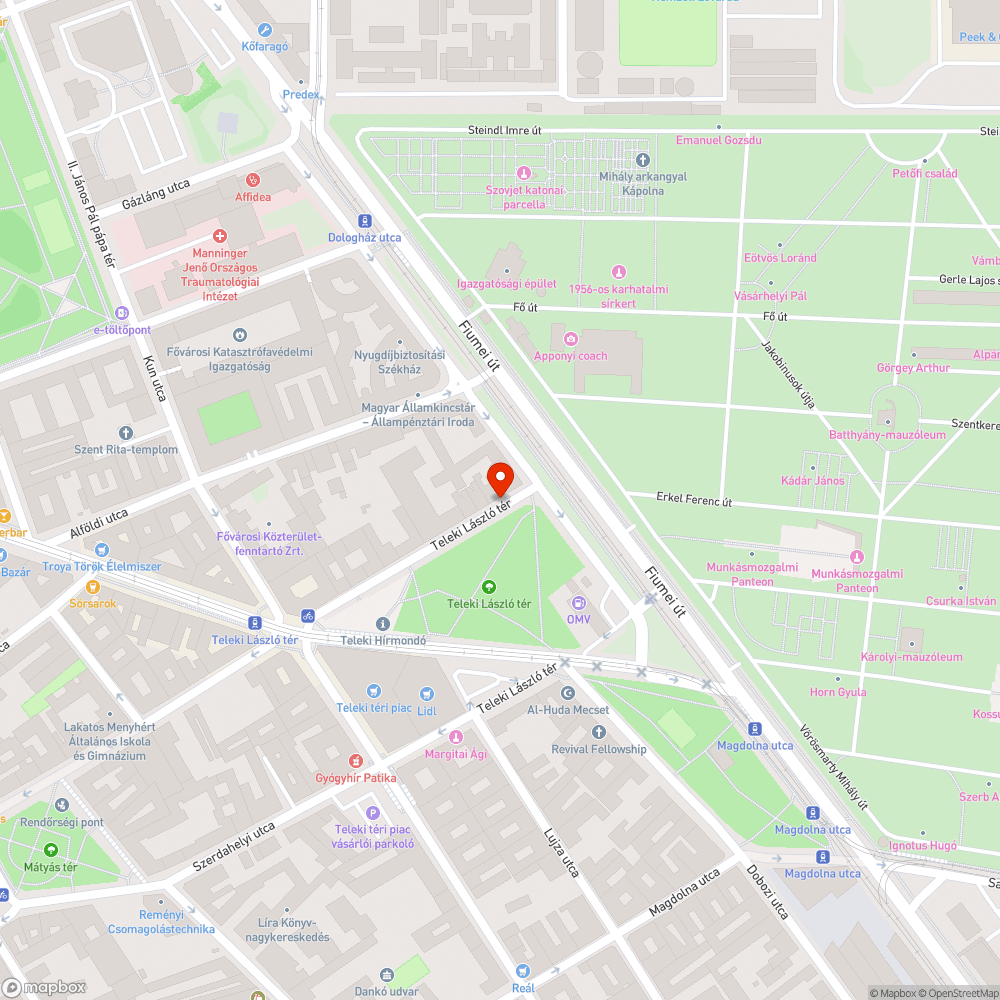 Elhagyott Honda típusú személyautó bejelentés helye