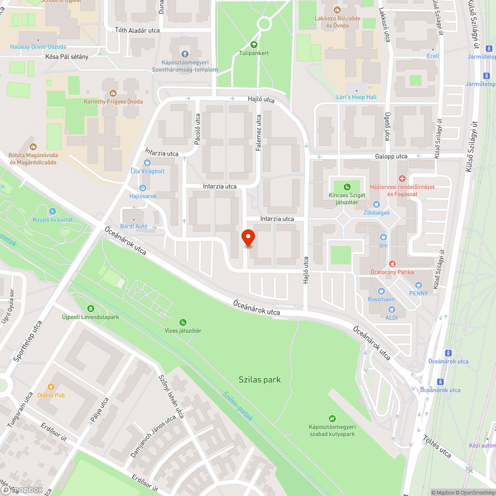 Elmozdult beton viragláda bejelentés helye