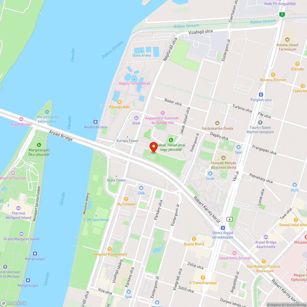 Gazos park bejelentés helye