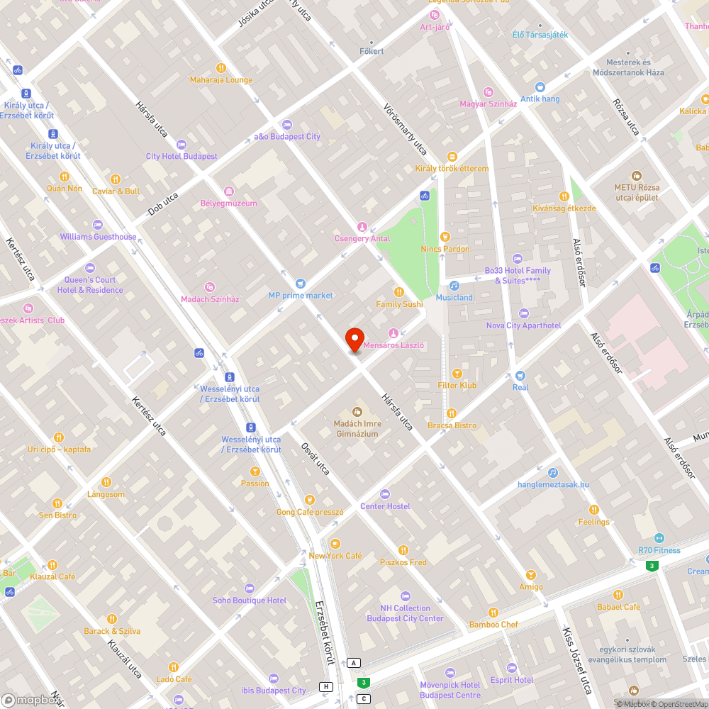 Elhagyott poller bejelentés helye