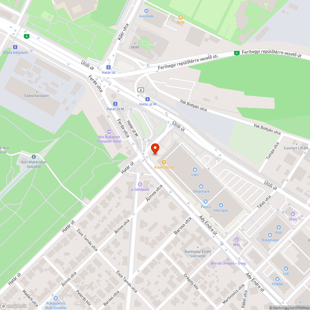 Kidöntött közl tábla bejelentés helye