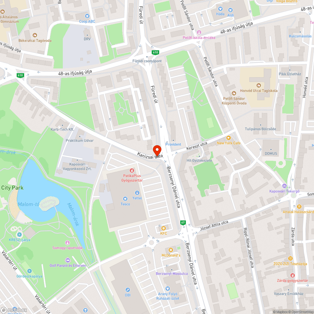 Stop bejelentés helye