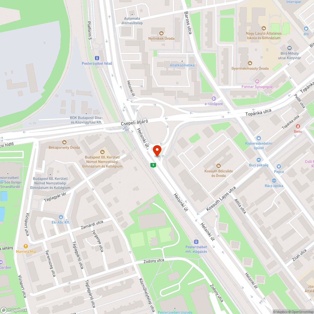 Belógó faágak - Topánka u. bejelentés helye