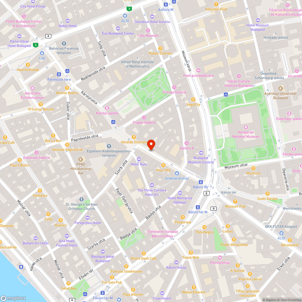 Úthibák - Kecskeméti u. bejelentés helye