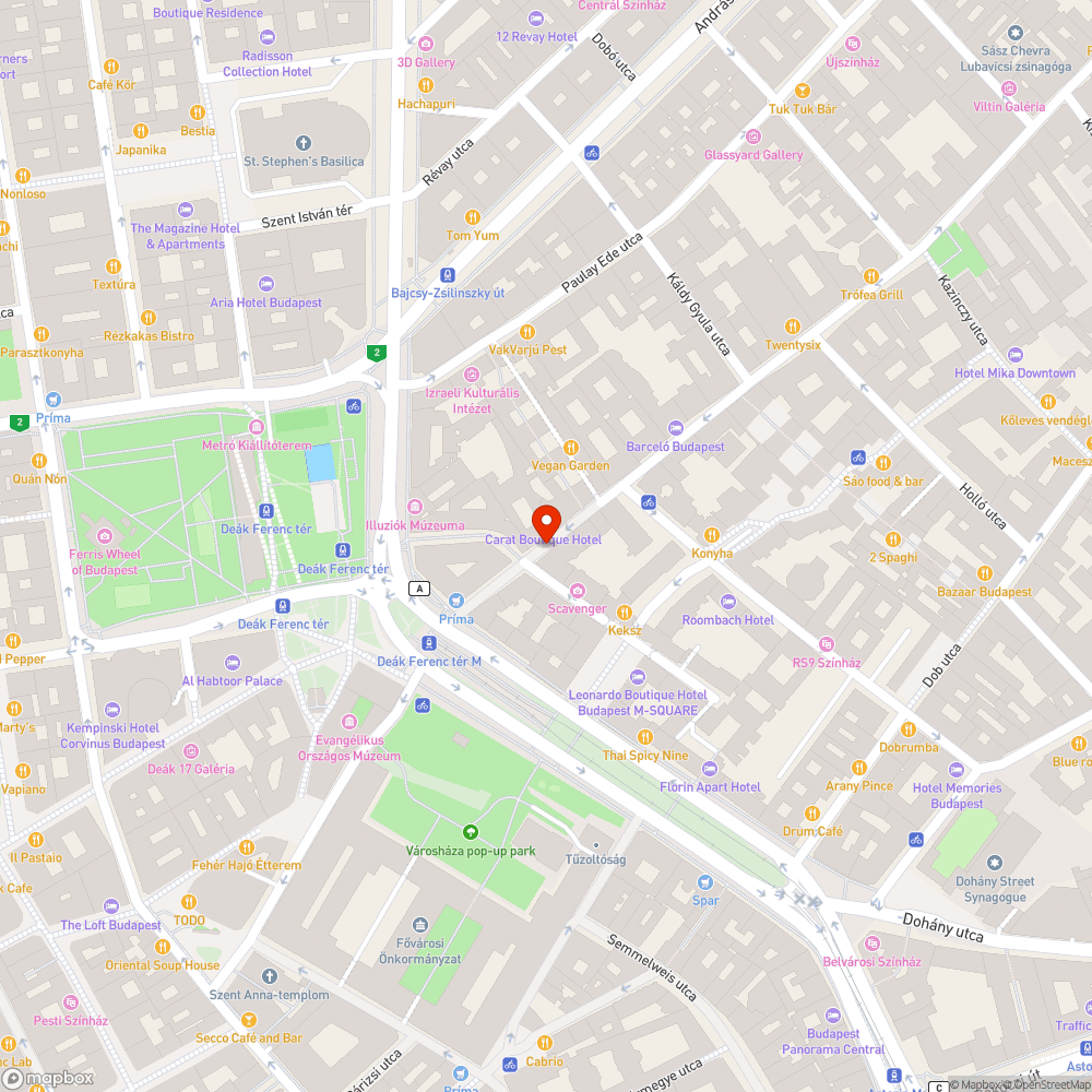 Törött szegélykő - Király u. bejelentés helye