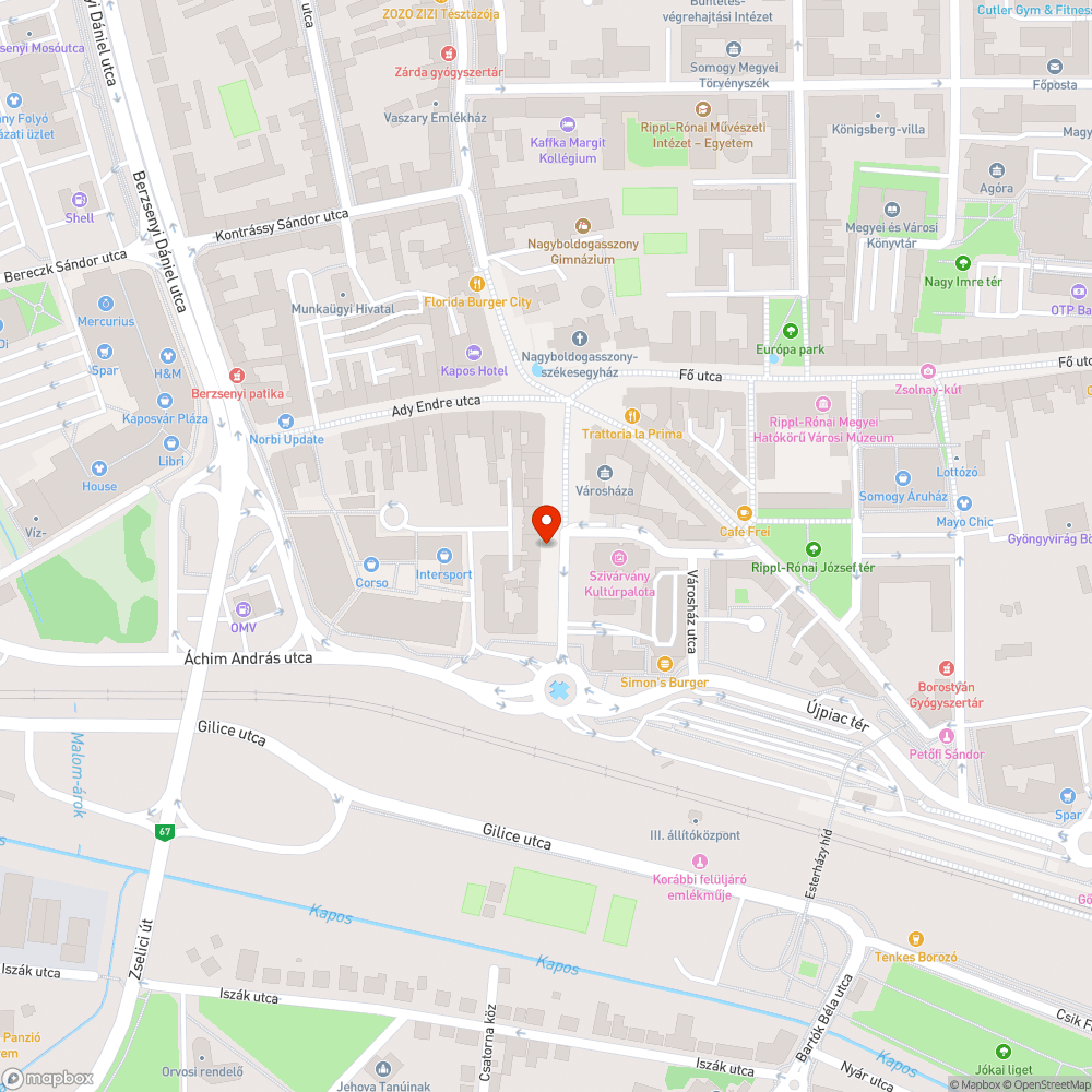 Kövek bejelentés helye