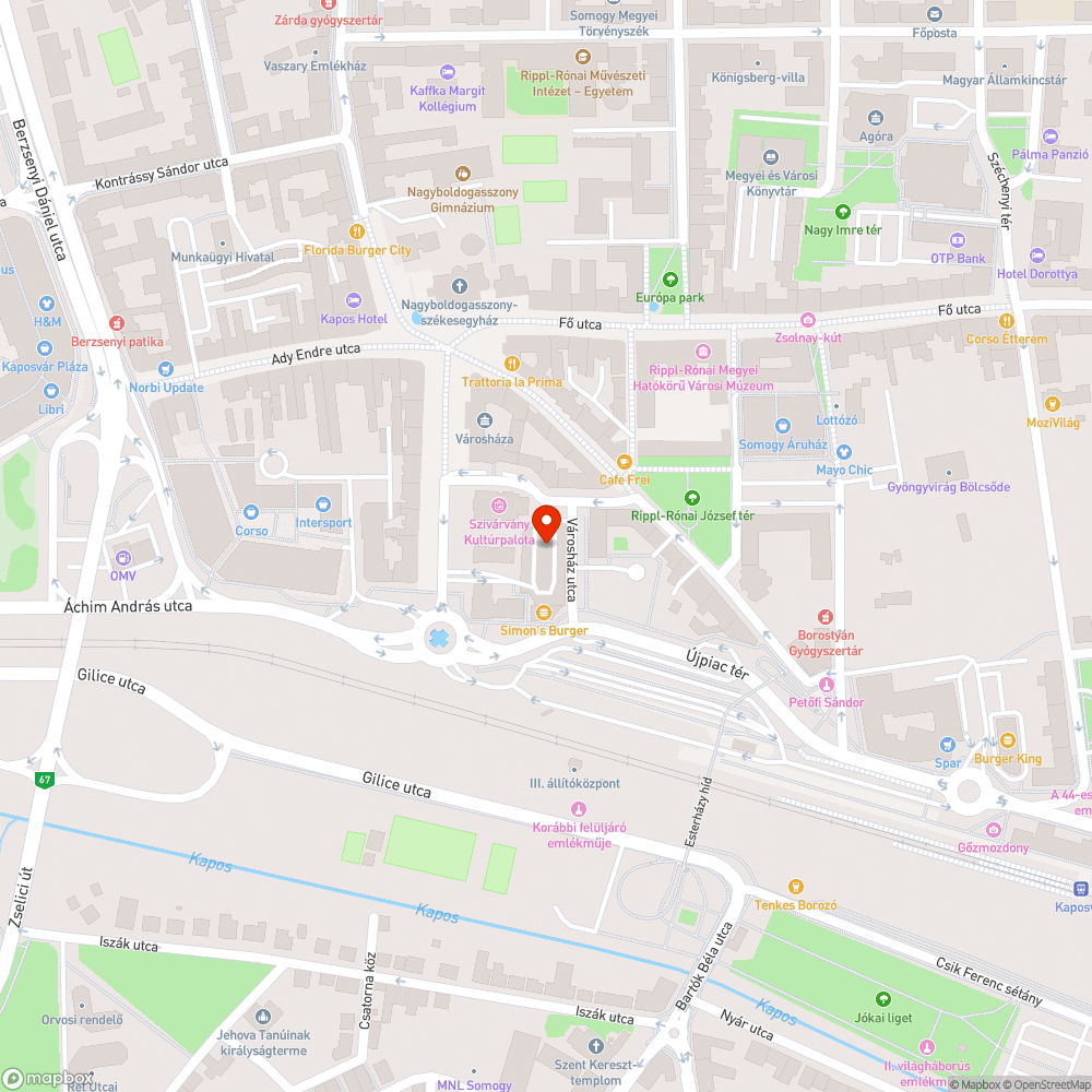 Virágágyás bejelentés helye