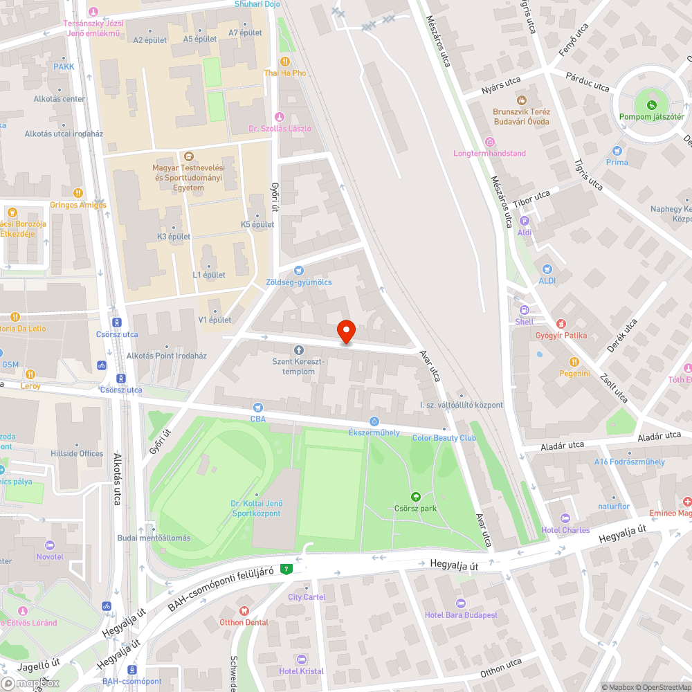 Elhagyott jármű - Táltos u. bejelentés helye