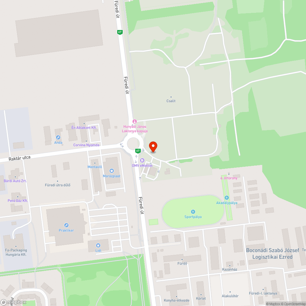 Fa, tábla bejelentés helye