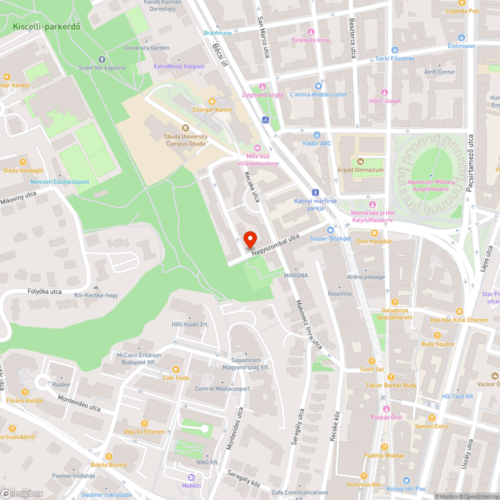 Szemét bejelentés helye