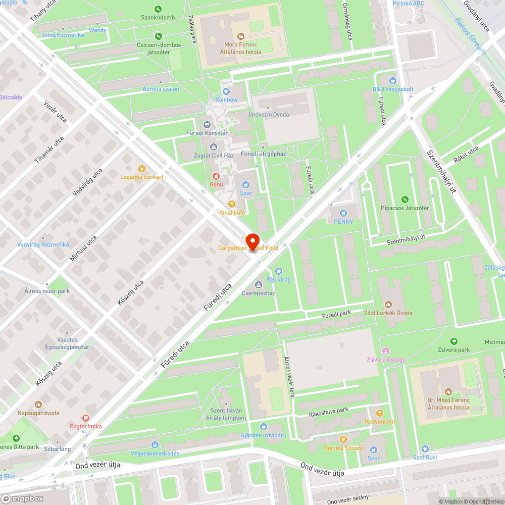 Járdán növő gaz bejelentés helye