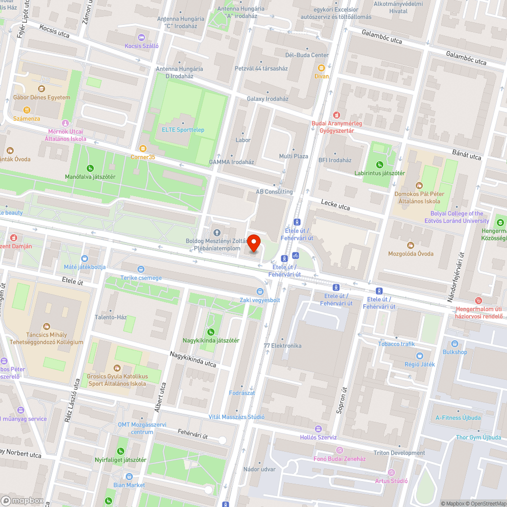 Koszos járda bejelentés helye